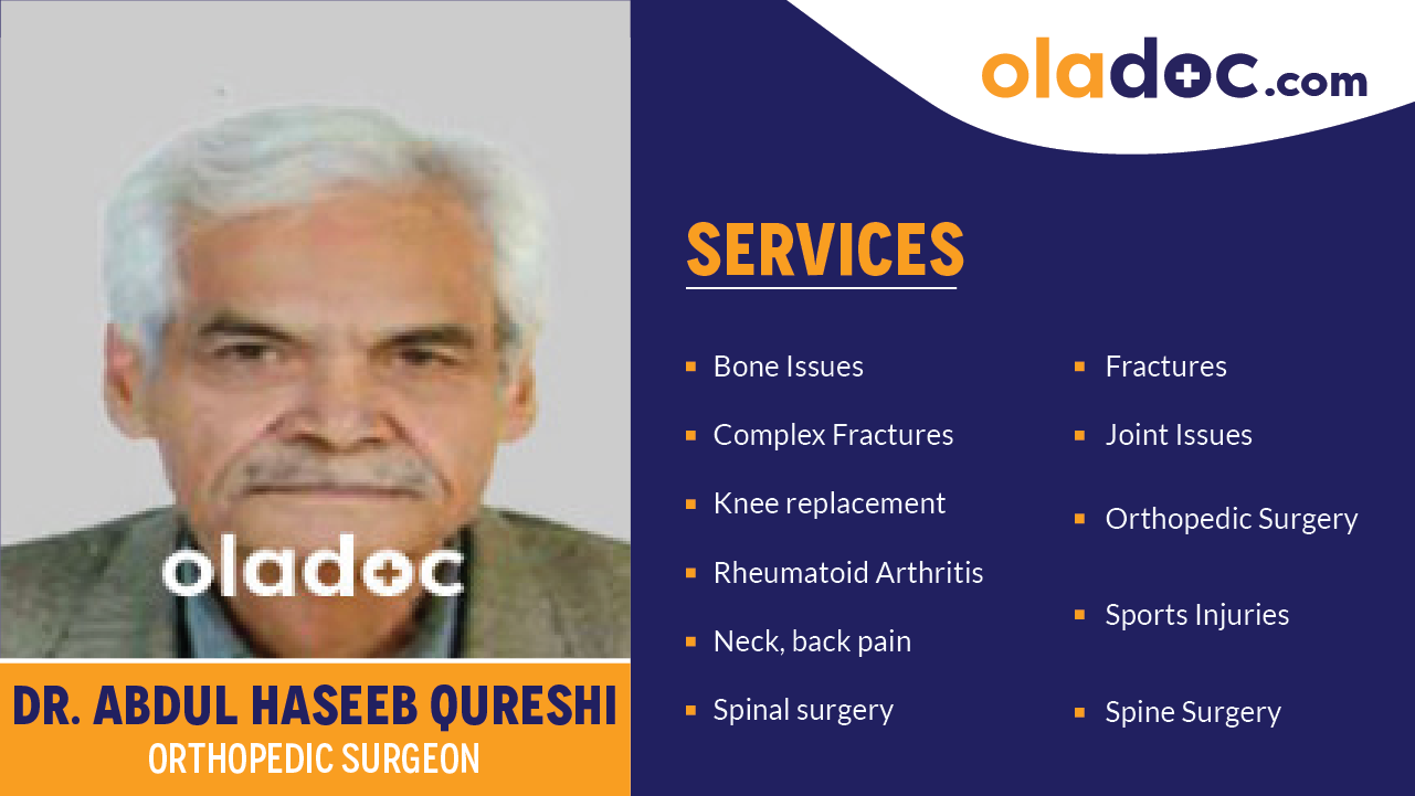 Services provided by Dr.Abdul Haseeb Qureshi